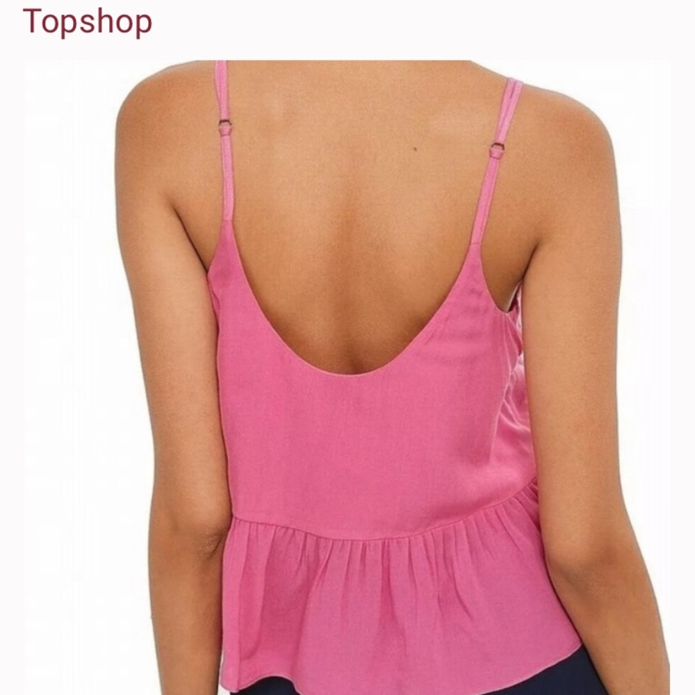 ❤️TOPSHOP RED PEPLUM CAMI/TOP❤️ - Picture 10 of 16